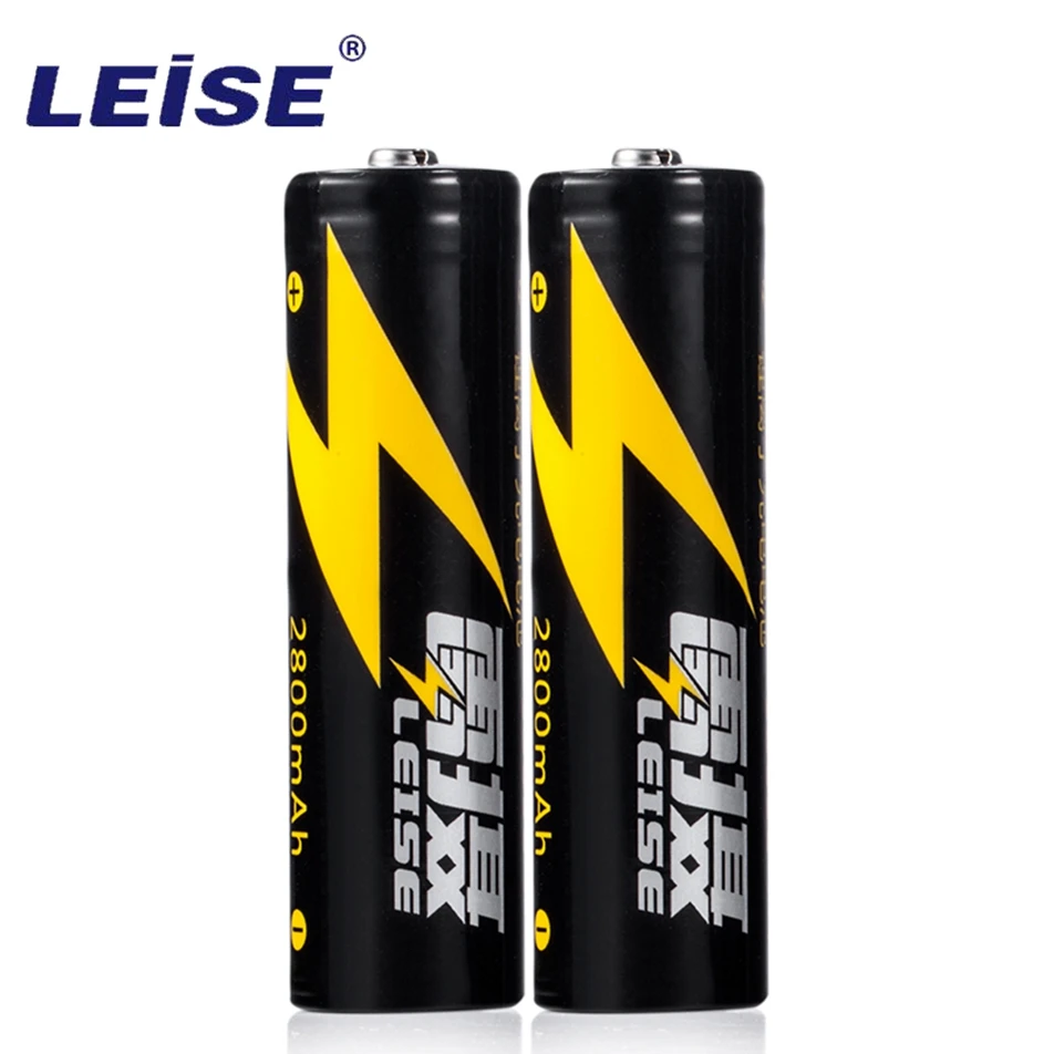 

18650 2800mah 3.7V Li-ion Lithium Rechargeable Battery High Real capacity Batteries Package For Sale For Flashlight headlight