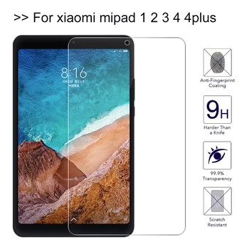 

For Xiaomi Mi Pad 4 Screen Protector Tempered Glass For Xiaomi MiPad 1 2 3 4 plus mipad4 Tablet 8" 10.1" 9H HD Protective Film