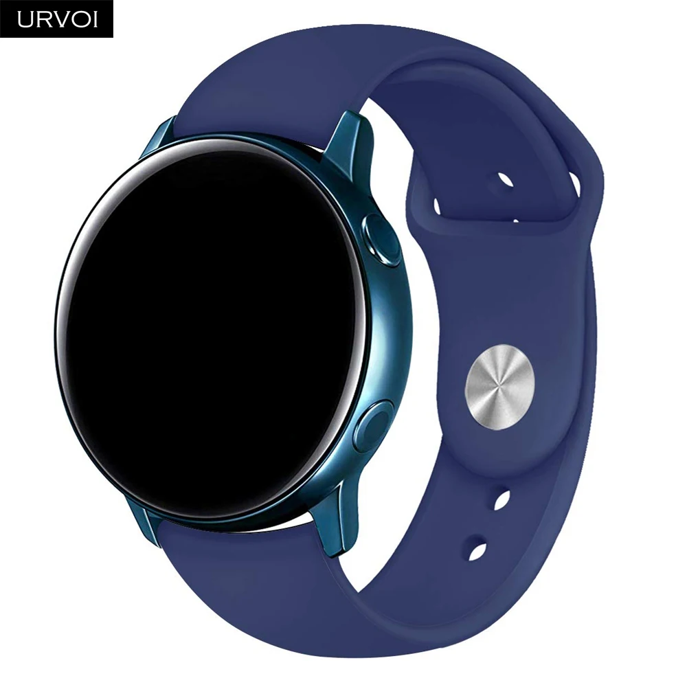 URVOI ремешок для Galaxy Watch Active/42 мм/46 мм спортивный силиконовый ремешок дизайн быстросъемные шпильки мягкая удобная замена