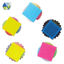 ZHISHENG YUXIN HUANGLONG серия Stickerless 3x3x3 7x7 8x8 9x9 10x10 11x11 волшебный куб головоломка 10*10*10 куб Развивающие игрушки подарки