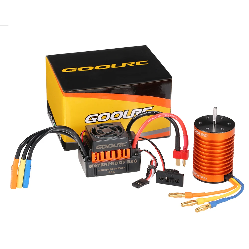 GoolRC обновление водонепроницаемый F540 3000KV RC бесщеточный двигатель с 45A ESC