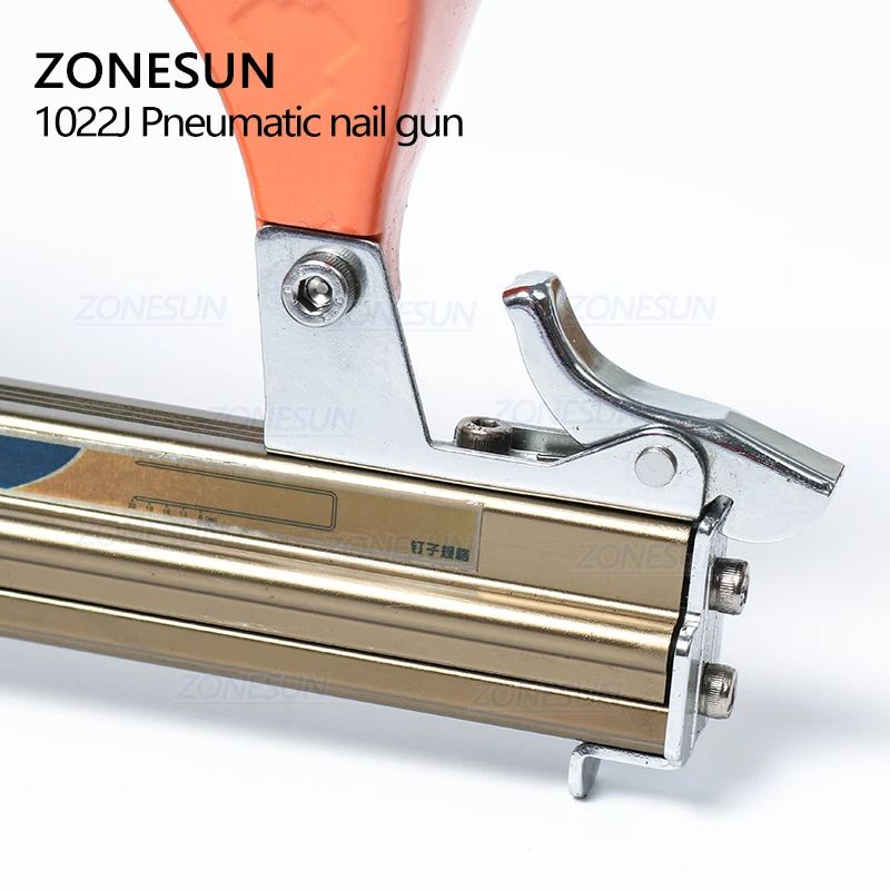 ZONESUN ZS-1022 пневматический штапельный пистолет воздушный Брэд дверные гвозди пистолет мебель деревянный диван деревянный Рабочий воздушный степлер