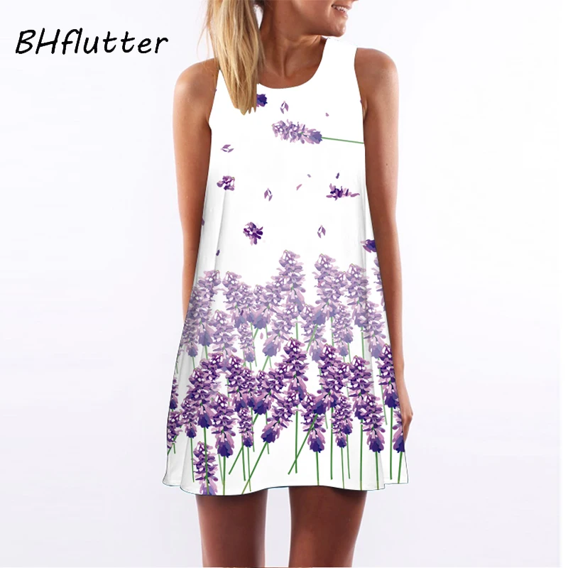 BHflutter летнее платье с принтом жирафа, шикарное милое шифоновое платье, женское повседневное свободное мини-платье без рукавов, вечерние платья