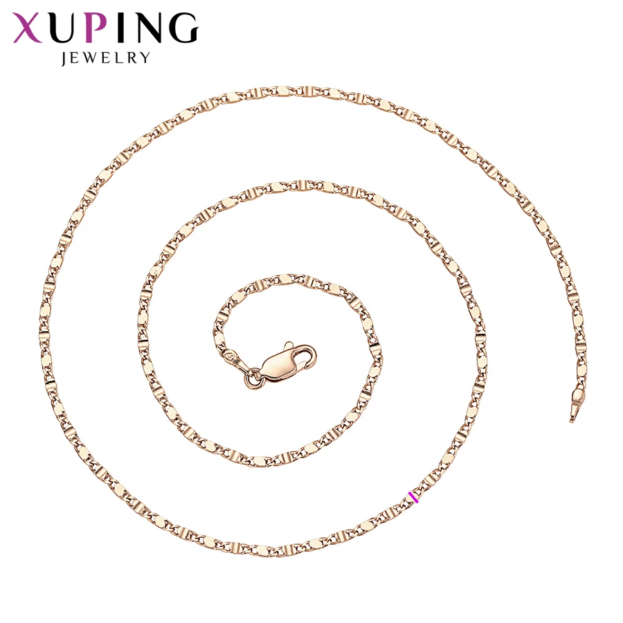 

Xuping Fashion Jewelry Round Shape Gold-color Plated Chains Necklace for Women Thanksgiving Gifts S105.9-45438