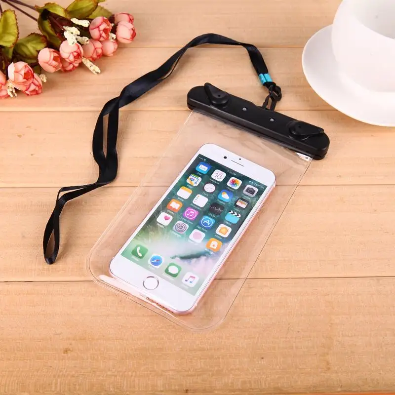 Sealing Waterproof Mobile Phone Bags with Strap Protect Bag Dry Pouch