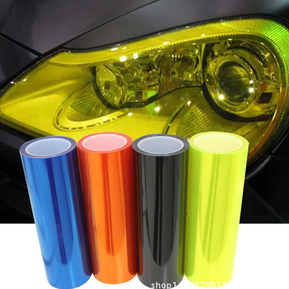 30CMX100CM Auto Car Light Headlight Taillight Tint styling waterproof