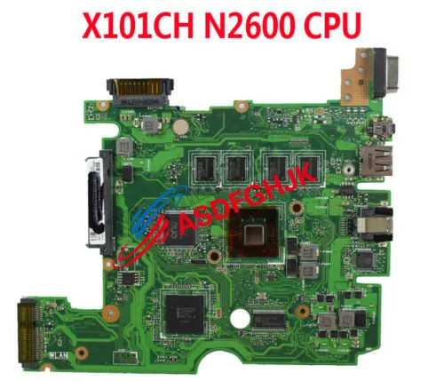For Asus Eee PC X101CH Motherboard 60-OA3PMB2001-G01 Intel N2600 1GB Rev 2.3 