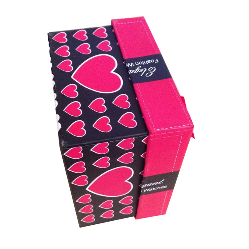 Прочный чехол подарок Подарочная коробка для браслет ювелирные часы Box новые модные красивые практические мальчики девочки часы коробка