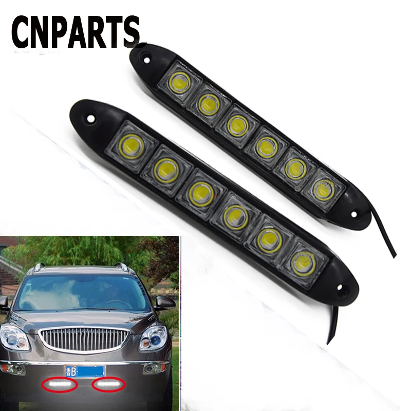 CNPARTS автомобилей Гибкая DRL головной светильник 6 светодиодный поворотник для Citroen