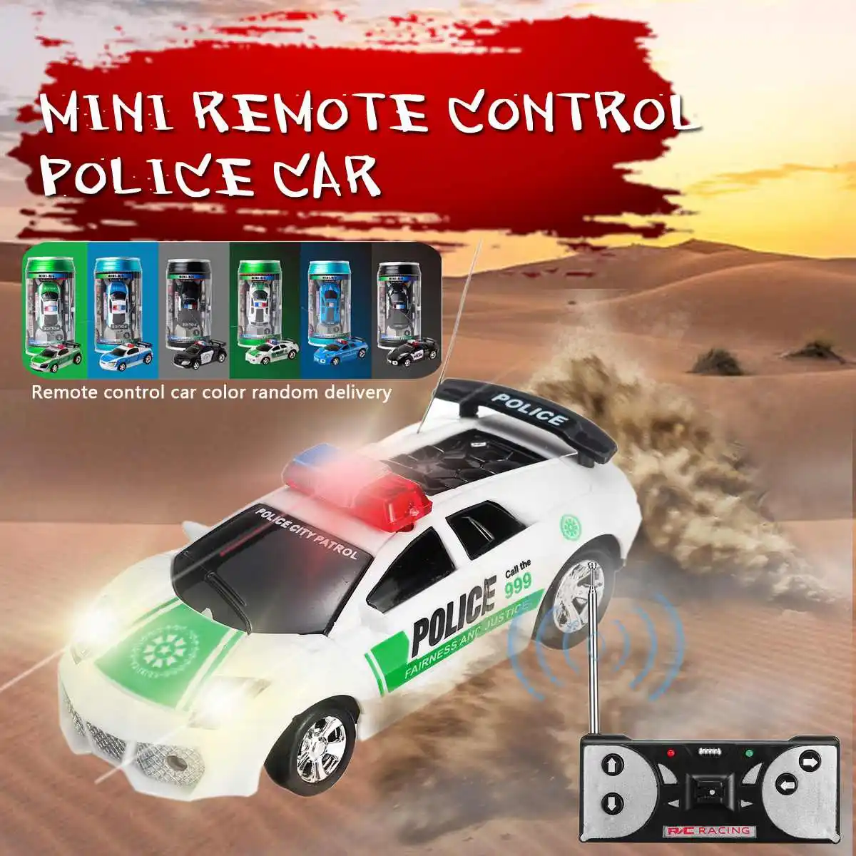 

Sport R/C Racer Coke Can Car Mini Radio Remote Control Vehicle RC Micro Racing Toys Small Gifts For Boys Kids Gift