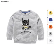 font b 2018 b font New Boys Hoodies Kids Batman T Shirt Children Sweatshirt Baby