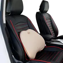 1 шт. автокресло поясничная поддержка офисное кресло подушка для поддержки спины талии защиты памяти хлопок Автокресло хорошо для здоровья 6 цветов