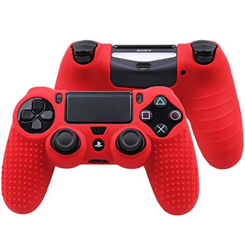 Противоскользящий силиконовый чехол для sony Playstation 4 Dualshock 4 PS4 тонкий контроллер и ручка колпачки джойстик Крышка