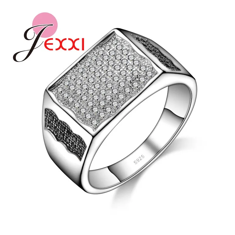 Beautiful Sterling silver 925 sterling Mens Cross Fashion Ring