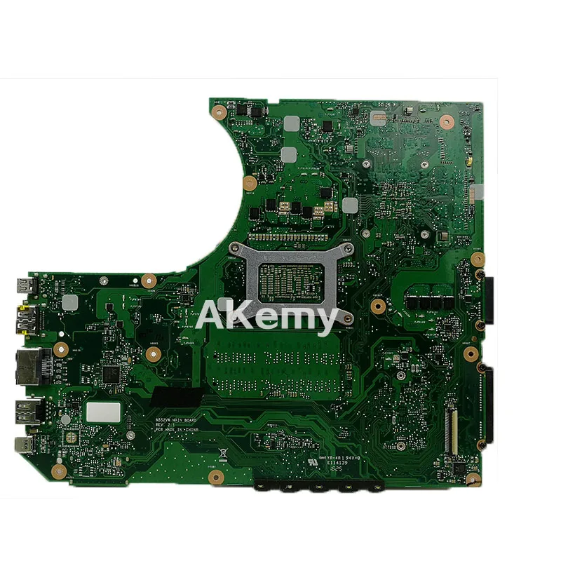  N552VX Motherboard For ASUS N552VW N552VX N552V N552 laptop mainboard I7-6700HQ GTX950M/4GB