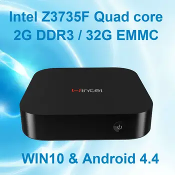 WoYi wintel CX-W8 Win8 mini PC dual OS WIN 10 & android 4.4 Intel Atom Z3735F CPU 2GB / 32GB Intel TV box  windows 10 mini pc