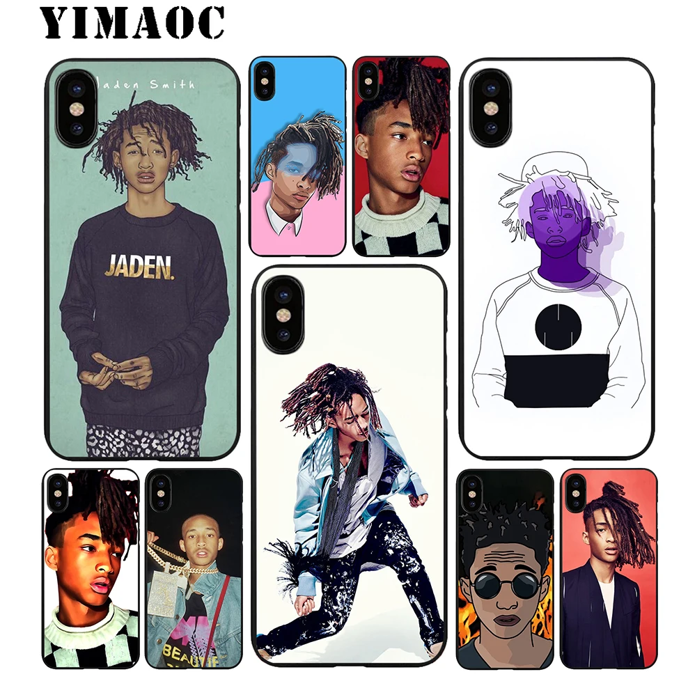 YIMAOC Jaden smith хип хоп Мягкий ТПУ Черный силиконовый чехол для iPhone X или 10 8 7 6S Plus 5 5S SE Xr