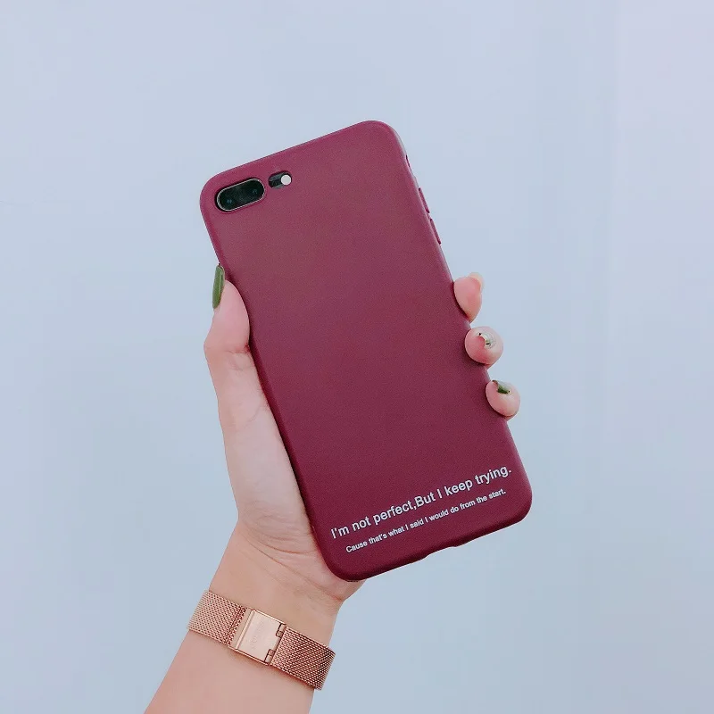 Матовая задняя крышка защитный чехол для iPhone X XS XR Роскошный девчачий шесть