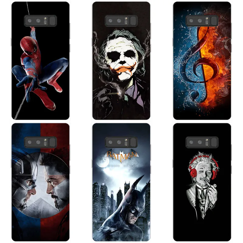 Популярный мягкий TPU чехол для samsung Galaxy Note 4 5 8 N9100 N9200 SM N950F Крышка A5 A7 2018 A5300 A730X