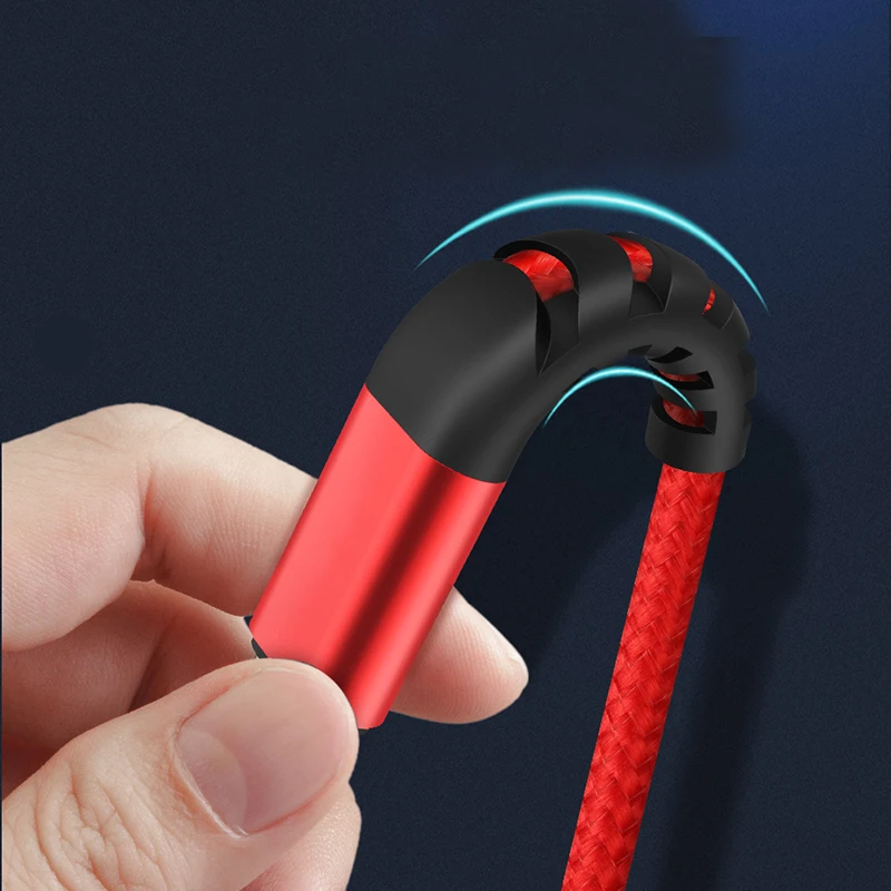 TOPK USB кабель для iPhone зарядный передачи данных Type C Micro телефона Android провод