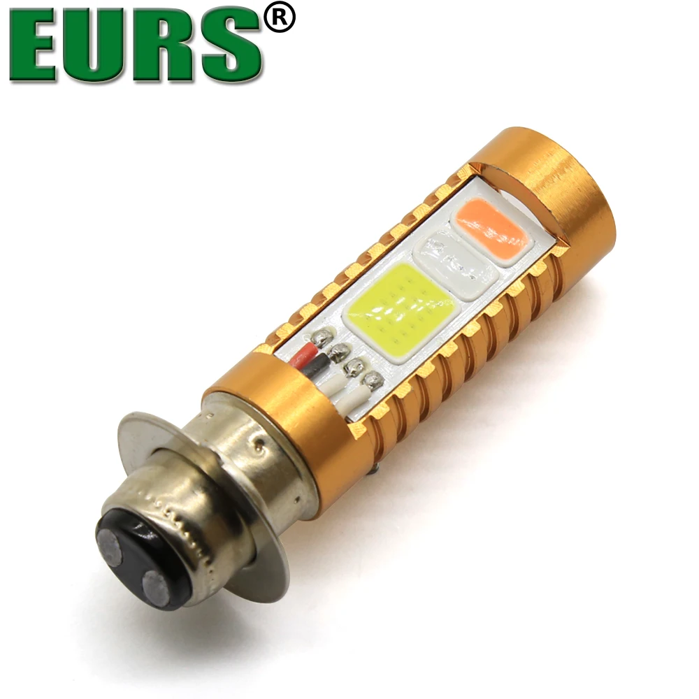

EURS 1pcs H6 Led H6M BA20D PX15D Motorcycle Use 10W 1000LM Fog Light