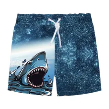 Лидер продаж, повседневные шорты для мальчиков с принтом акулы шорты для маленьких мальчиков от 2 до 10 лет Новинка года, летние детские шорты для мальчиков
