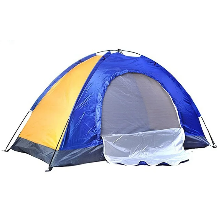

2 Persons Tent Ultralight Single Layer Water Resistance Camping Tent PU1000mm with Carry Bag for Hiking Traveling