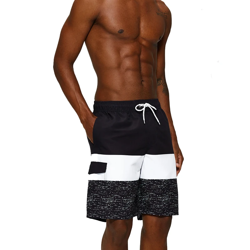 Datifer New Men's summer gradual change color beachwear high quality comfortable Board short homme swimming trunks