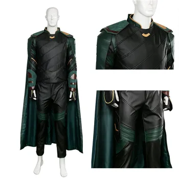 

THOR:Ragnarok Loki Cosplay Costume for Adult Men Movie The Thor 3 Party Superhero Clothes Outfit Adult Men Halloween Full Set
