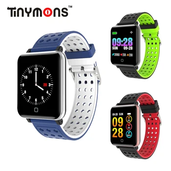 

Tinymons Smart Watch M19 Heart Rate Fitness Bracelet Sleep Monitor Smart Tracker Blood Pressure Smart band Color Screen Band