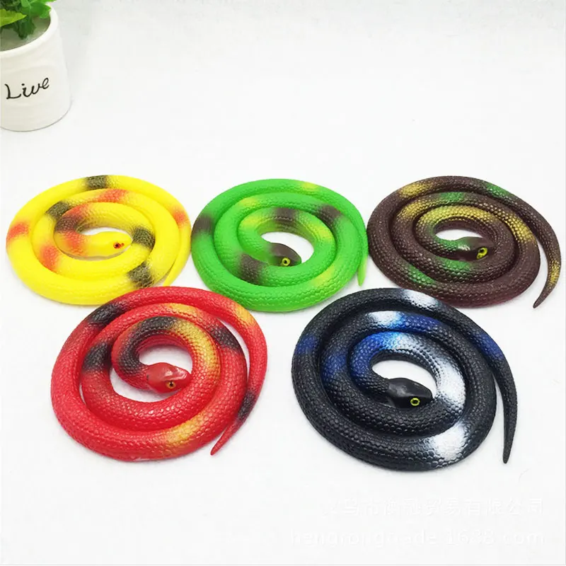 1PC 70cm long Authentic Simulation model of the Funny Snake A Spoof those Trick Joke Toys