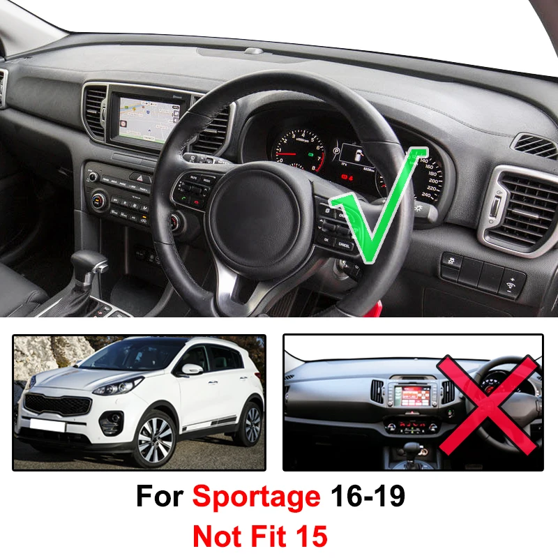 Крышка приборной панели AX Xukey для Kia Sportage QL dashmatt Dash коврик солнцезащитный тент приборная панель покрытие ковер