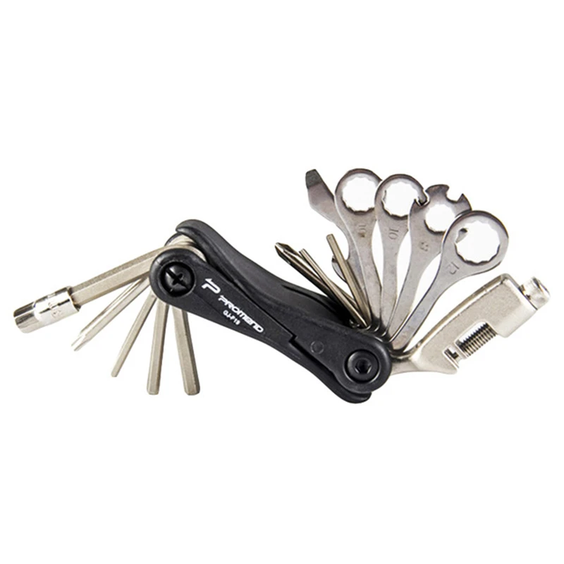 

UpperX 19 in 1 Multi Bicycle Repair Remover Chain Tools Kit Hex Spoke Cycling Screwdriver MTB Mountain Bike Hand Wrench Tool