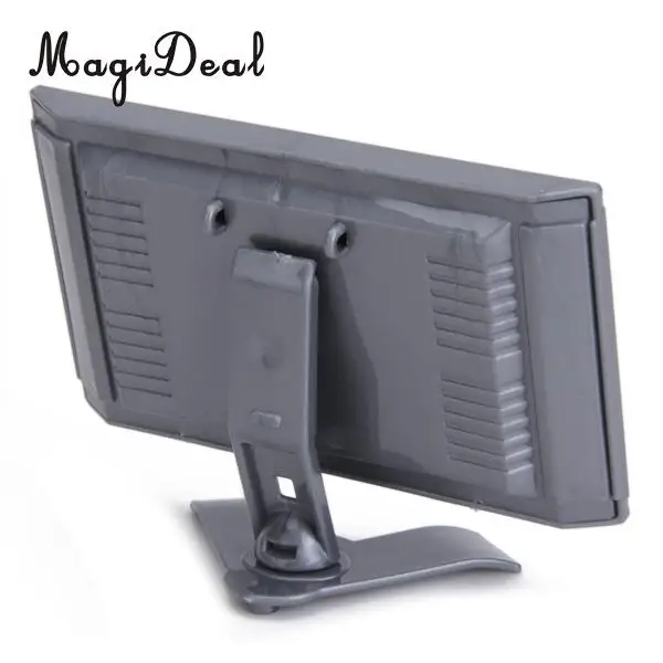 Dollhouse Stylish Entertainment Family Room LCD TV 3 3/8 Inch for Dolls House Simulation Appliances Furniture Decor Acc