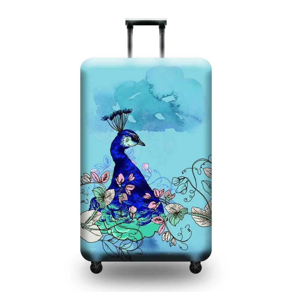 JULY'S SONG Elastic Thickest Luggage Cover for Trunk Case Apply To 18''-32'' Case,Suitcase Protective Cover Travel Accessories