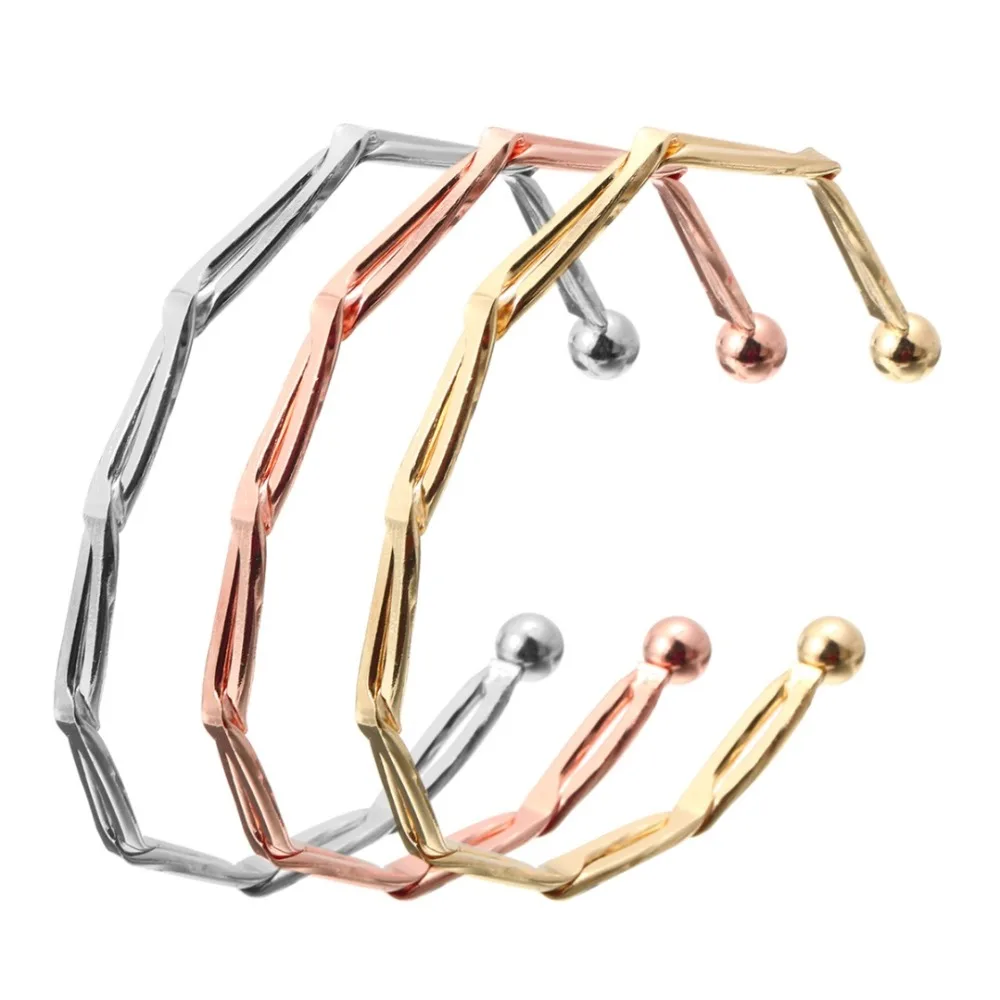 

Shellhard Luxury Bracelets bangles Adjustable Twisted Cuff Bracelet For Women Open Shaped Bracelet Jewelry