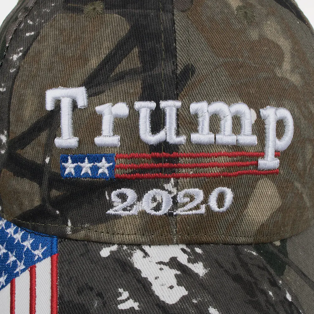 Бейсбольная кепка Дональд Трамп, камуфляжная бейсбольная кепка с флагом США, большая Кепка Snapback, 3D вышивка, звездная буква, камуфляжная армейская B622