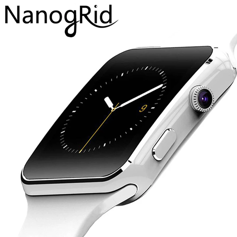

Bluetooth Smart Watch with Camera Touch Screen Support SIM TF Card Whatsapp X6 Smartwatch for iPhone Xiaomi Android Phone