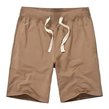 Летние повседневные шорты мужские хлопковые однотонные мужские пляжные шорты Брендовые мужские шорты удобные короткие 12 видов цветов европейские размеры s M L XL-XXL