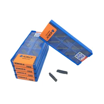 

MGMN150 200 250 300 400 10Pcs grooving carbide inserts lathe cutter turning tool Parting and CNC grooving tool Parting off amw