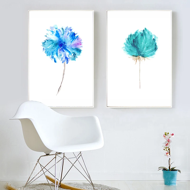

Modern Abstract Art Wall Paintings FLowers Decorative Picture Wall Art Home Decoration Canvas Oil Painting Decor Poster Pictures