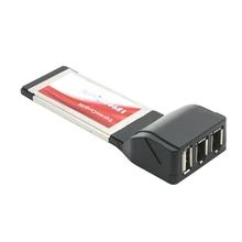 IT-GO 34mm Expresscard to Dual 1394A +usb2.0 port Adapter 34mm Expresscard to 6Pins FIREWIRE 400 IEEE 1394 adapter VIA chipset