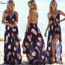 New Hot Sale Sexy font b Womens b font Floral Long Maxi font b Dress b