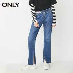 Только Осень Новые женские свободные длинные джинсы с открытой вилкой | 117332514