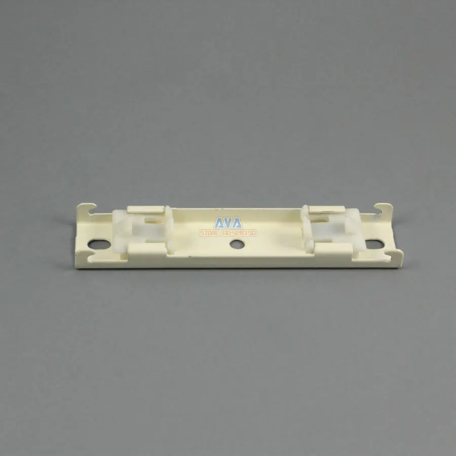 10 Pieces Curtain Track Bracket Curtain Dual Tracks Brace 20x91mm