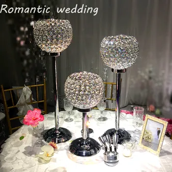 

4pcs Lots Large Wedding Centerpiece Candlestick for Wedding Decoration Event Party Decoration
