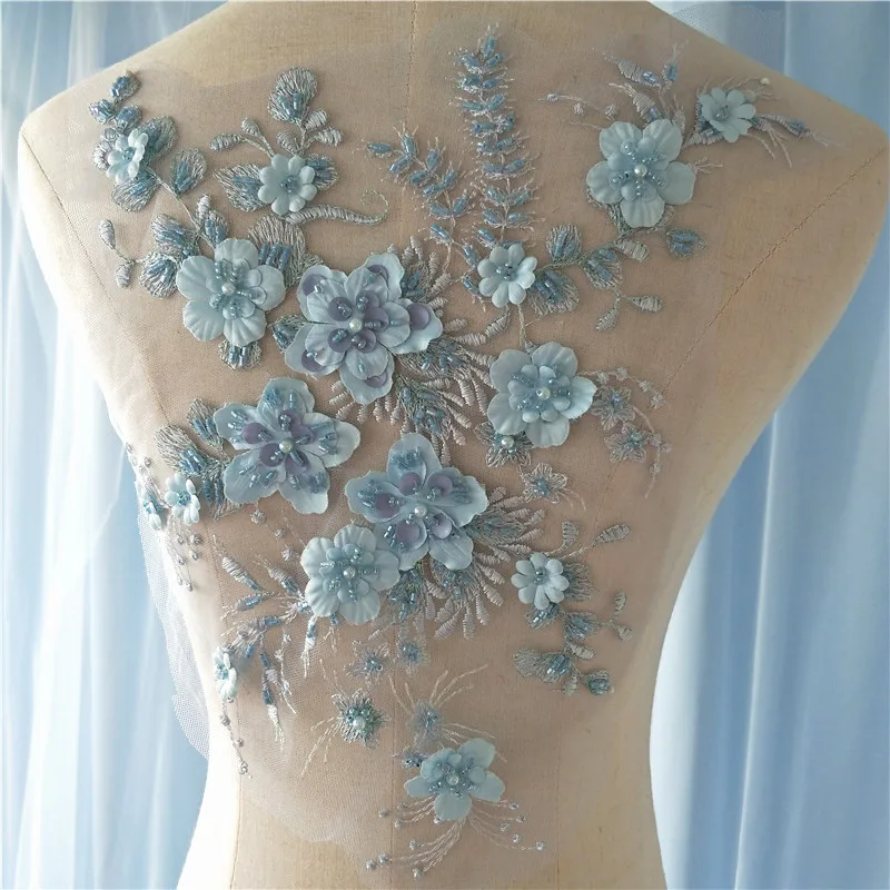 3d peal вышитая бисером Цветочная нашивка со стразами apliques de roupa Кристальные Стразы для аппликации вышивать на пачках для одежды para Vesta
