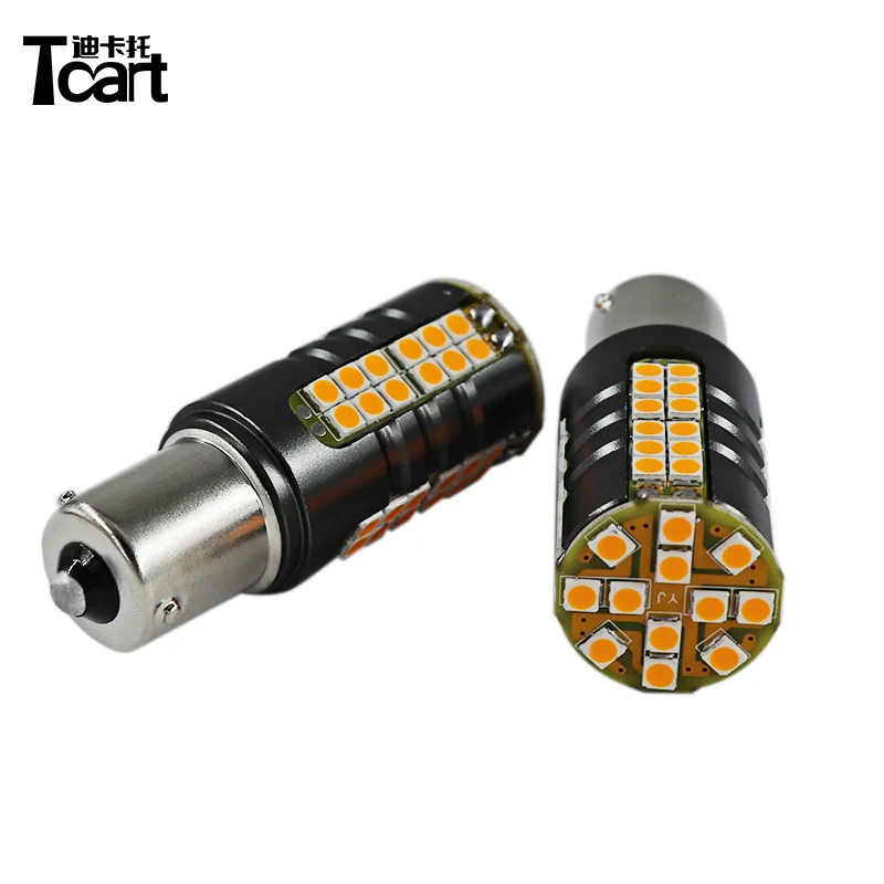 

Tcart 2PCS Car Turn Signal Lights PY21W BAU15S 1156 Yellow Driving Lights For Mazda CX-5 2013 2014 2015 2016 For Car Accessories
