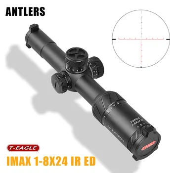 

T-EAGLE IMAX 1-8X24IR Riflescope waterproof shockproof 8x optical system ED lens 7-layer coating for hunting Caza big Vision