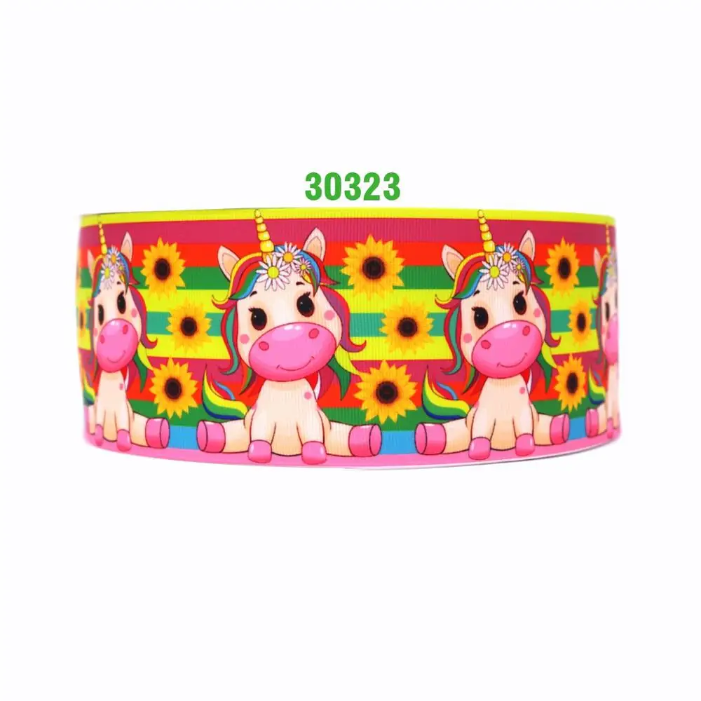 50 ярдов Цветок напечатанный grosgrain ленты 30480